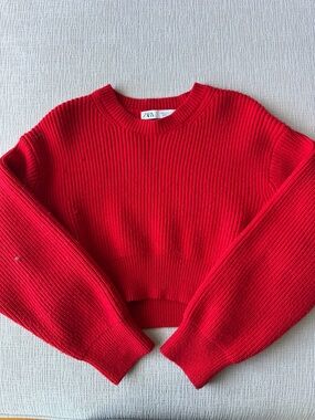 ZARA cropped sweater!